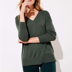 LOFT Forest Green Sweater